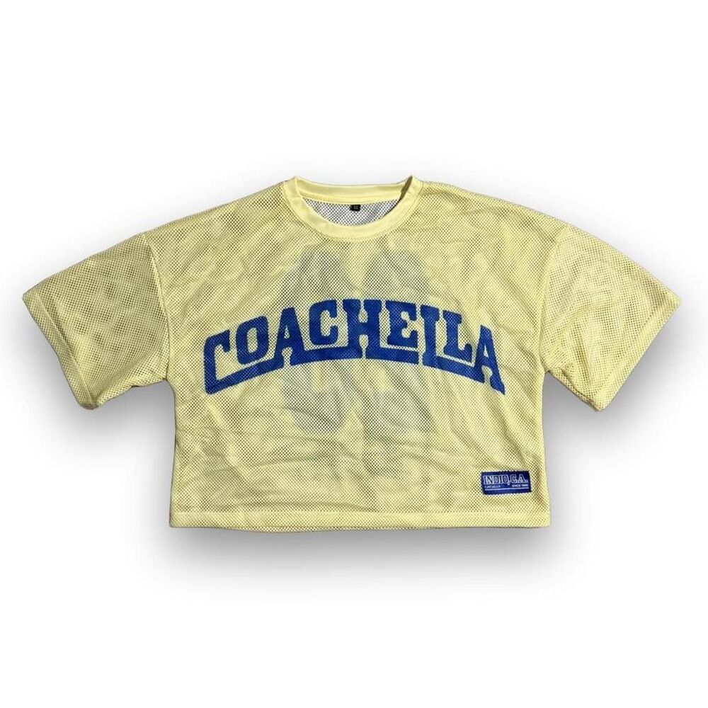 Coachella ‘26 Yellow Mesh Jersey Amex Limited Merch